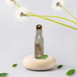 200ML CLEAR ASTA BOTTLE WITH GOLD DOOM CAP