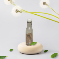 200ML CLEAR ASTA BOTTLE WITH WHITE DOOM CAP