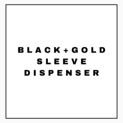 BLACK+GOLD SLEEVE DISPENSER