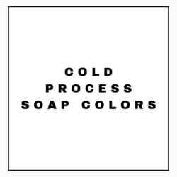 COLD PROCESS SOAP COLORS
