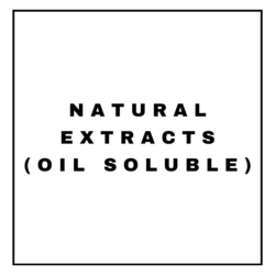 NATURAL EXTRACTS (OIL SOLUBLE)