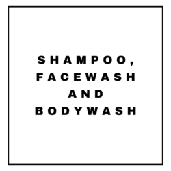 SHAMPOO ,FACEWASH AND BODYWASH