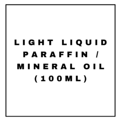 LIGHT LIQUID PARAFFIN / MINERAL OIL(100ML)