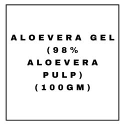 ALOEVERA GEL (98% ALOEVERA PULP)(100GM)
