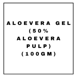 ALOEVERA GEL (50% ALOEVERA PULP)(100GM)