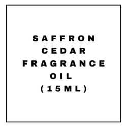 SAFFRON CEDAR FRAGRANCE OIL (15ML)