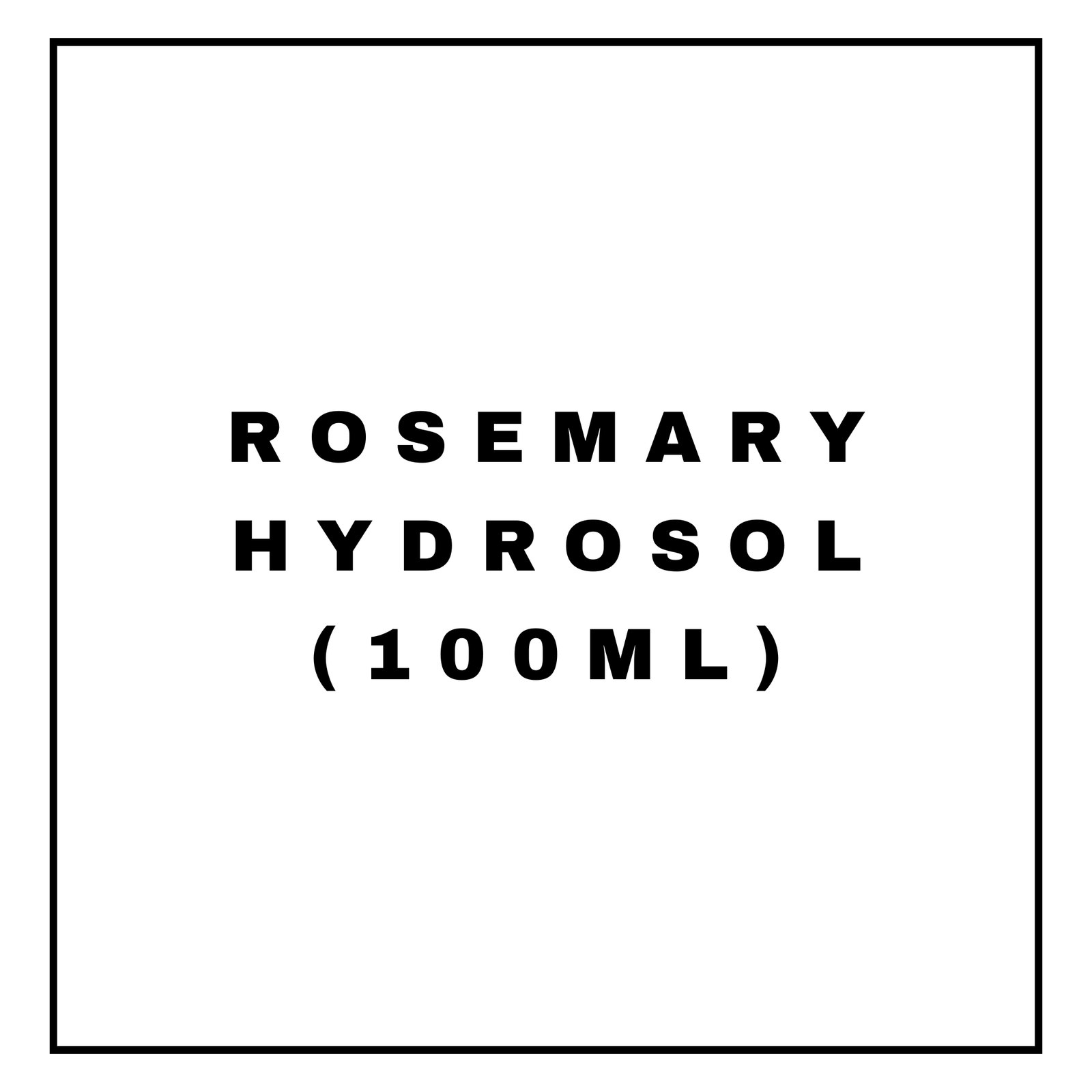 ROSEMARY HYDROSOL (100ML)