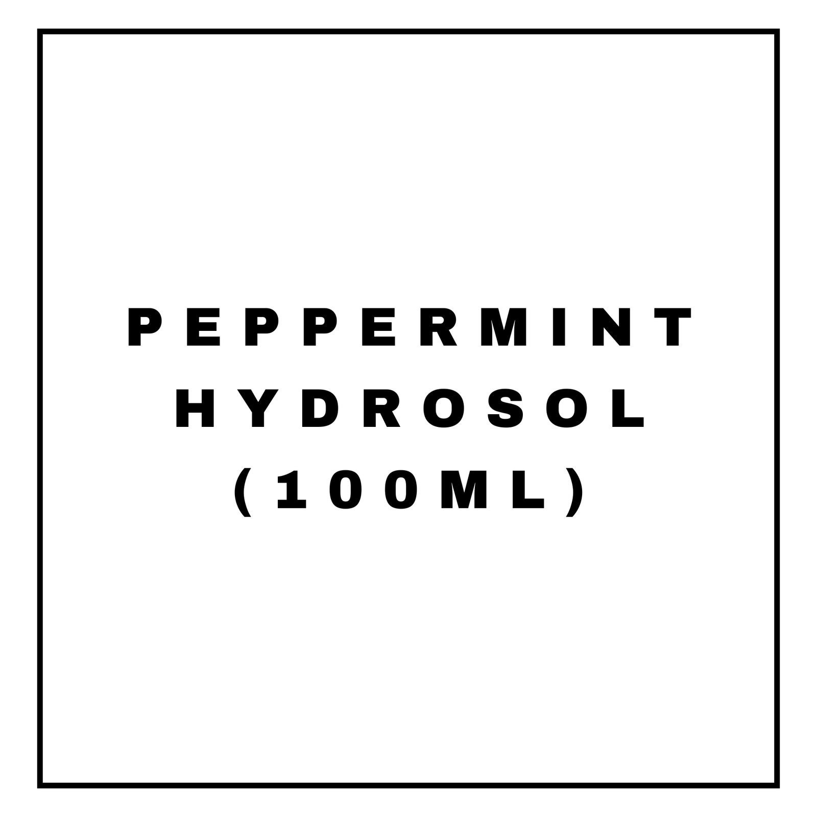 PEPPERMINT HYDROSOL(100ML)