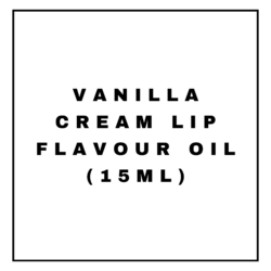 VANILLA CREAM LIP FLAVOUR OIL (15ML)