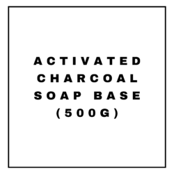 ACTIVATED CHARCOAL SOAP BASE (500G)