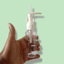 50ML CLEAR CYLINDER BOTTLE WITH DISPENSER