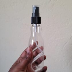 100ML CLEAR ASTA BOTTLE WITH BLACK MIST