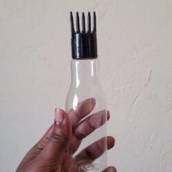 100ML CLEAR ASTA BOTTLE WITH BLACK COMB