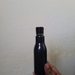 100ML BLACK ASTA BOTTLE WITH BLACK+GOLD RING CAP