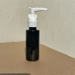 50ML BLACK CYLINDER BOTTLE WITH DISPENSER