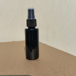 50ML BLACK CYLINDER BOTTLE WITH BLACK MIST
