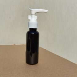 50ML BLACK ROUND BOTTLE WITH DISPENSER