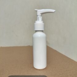 50ML WHITE ROUND BOTTLE WITH DISPENSER