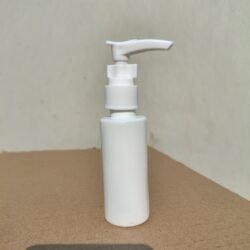 50ML WHITE CYLINDER BOTTLE WITH DISPENSER